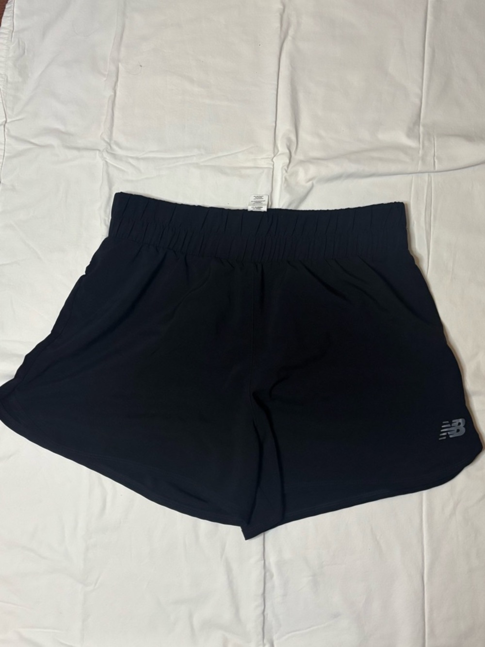 New Balance Black Performance Shorts with Elastic Waistband